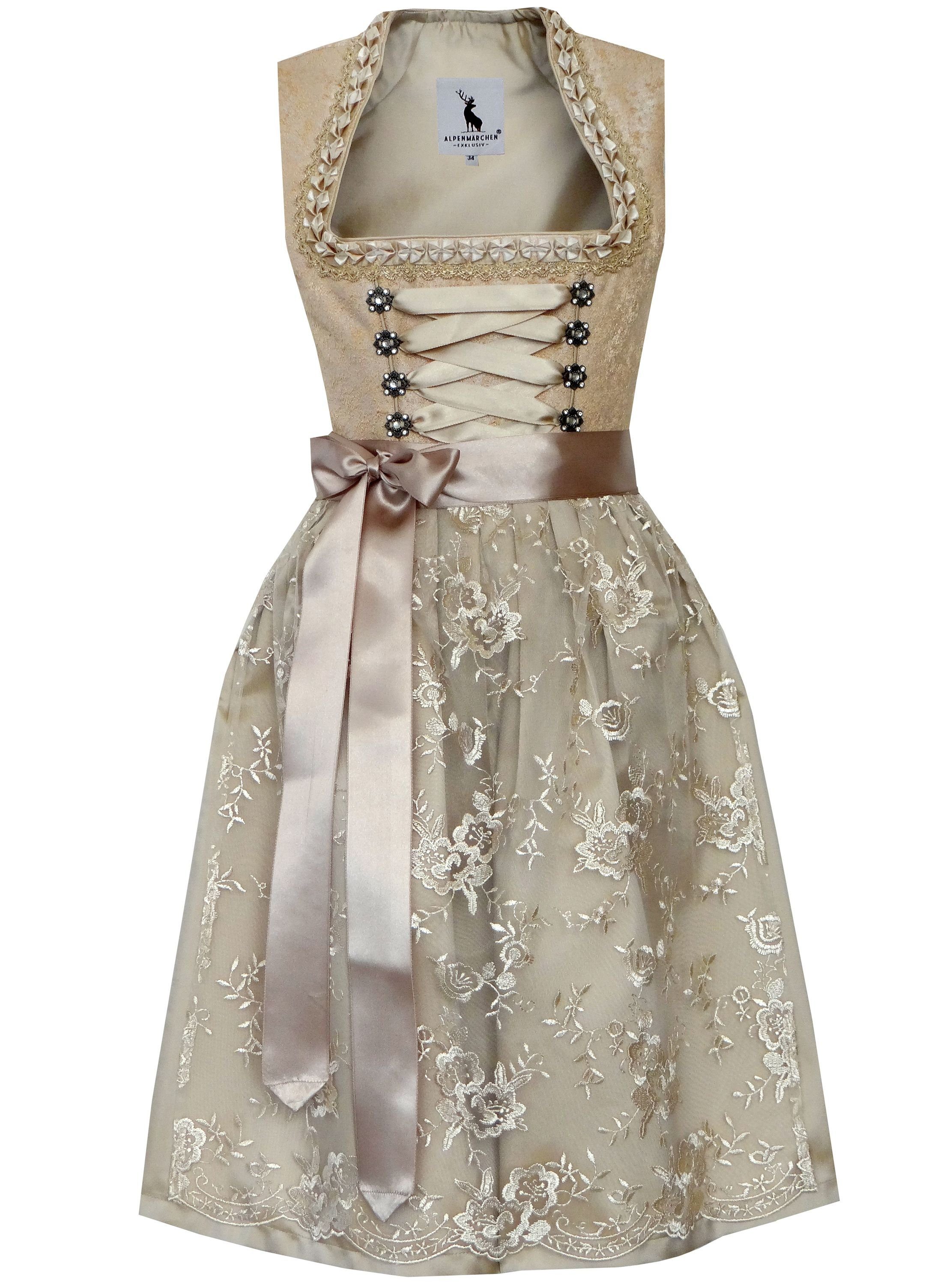 Alpenmärchen Dirndl Alpenmärchen Midi Dirndl Goldmarie günstig online kaufen