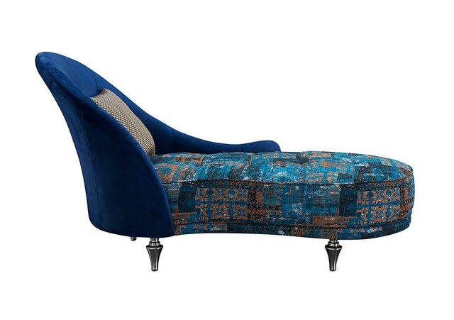 JVmoebel Chaiselongue Blauer Chaiselongue Sofa Couch Liege Ottomane Liegen günstig online kaufen