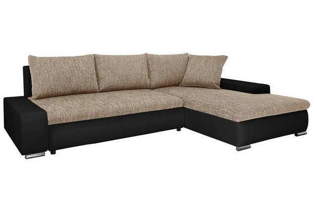 Beautysofa Polsterecke Teo, L-Form Ecke Spfa Relaxcouch, Polsterecke mit Sc günstig online kaufen