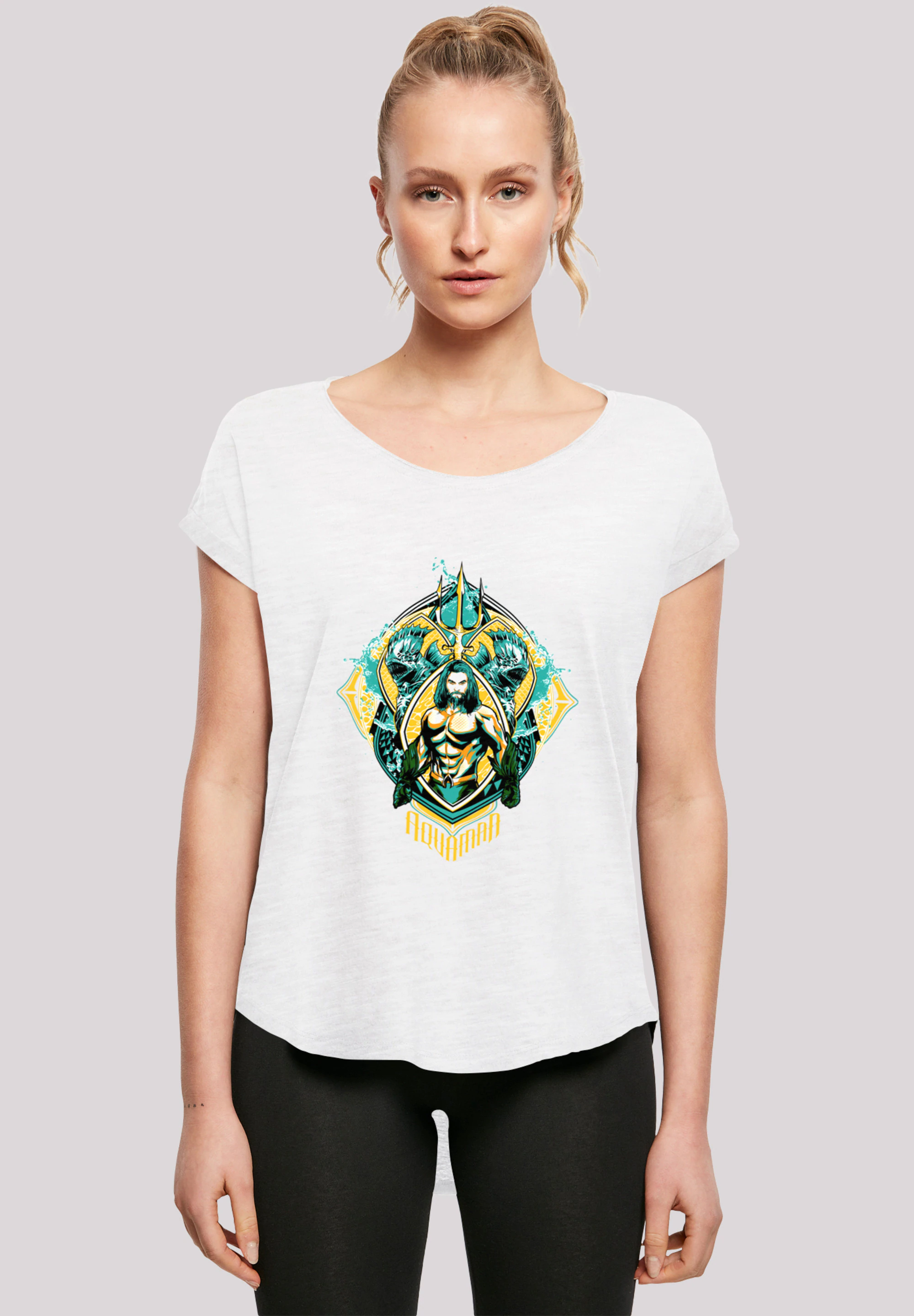 F4NT4STIC T-Shirt "DC Comics Aquaman The Trench Crest", Damen,Premium Merch günstig online kaufen