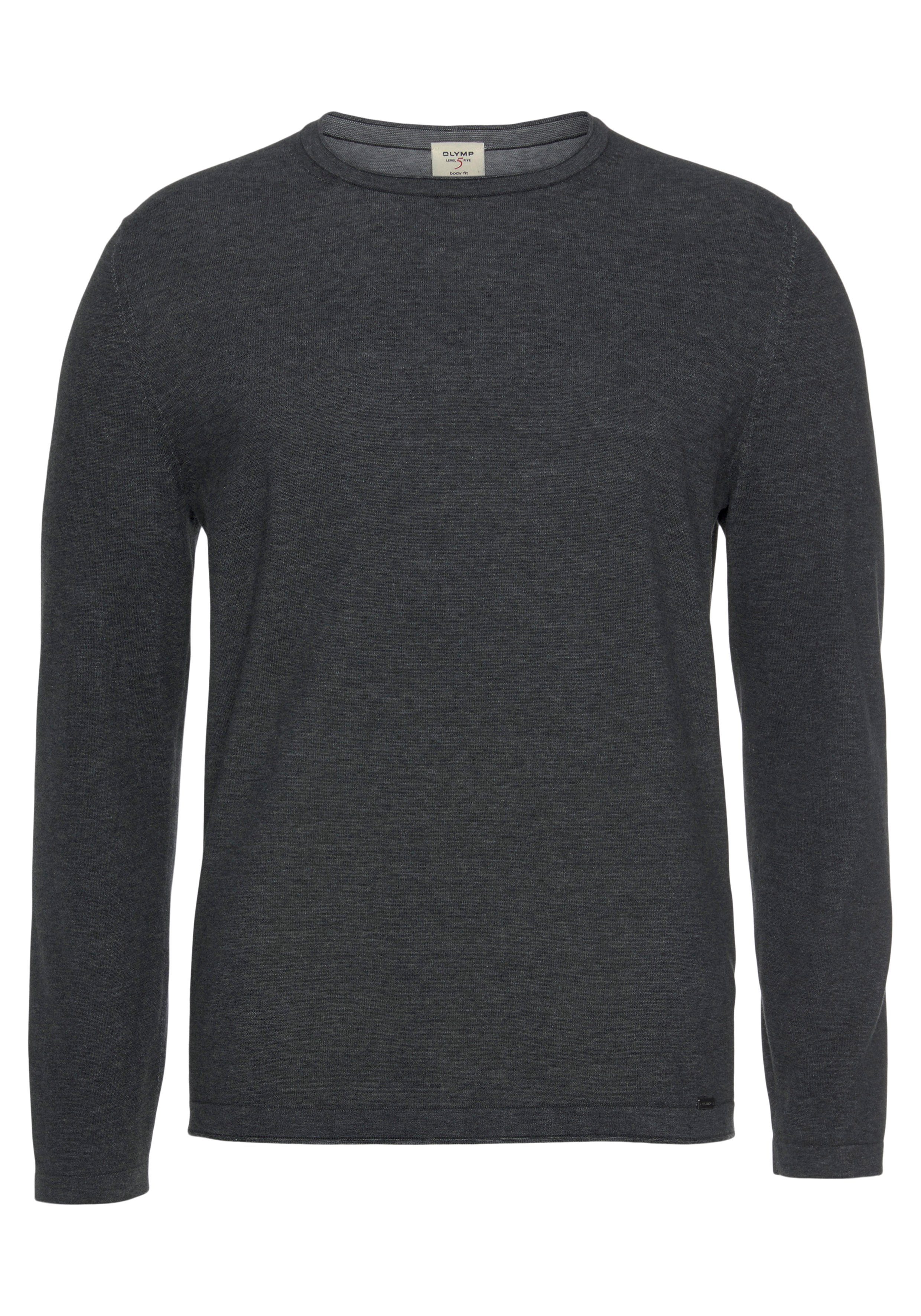 OLYMP Rundhalspullover OLYMP Strick Casual Crew günstig online kaufen