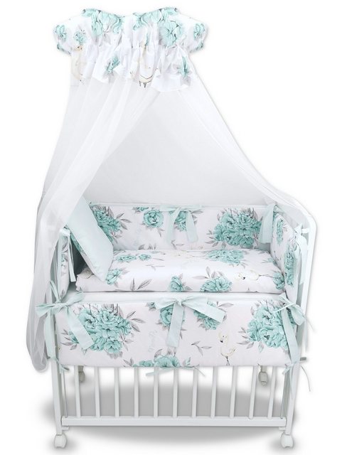 Babyhafen Beistellbett BABY Mobil Stillbett Zustellbett Flamingo Matratze R günstig online kaufen