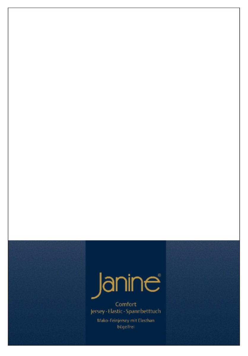 Janine Spannbetttuch Comfort - Elastic-Jersey, Mako-Feinjersey, Bettlaken günstig online kaufen