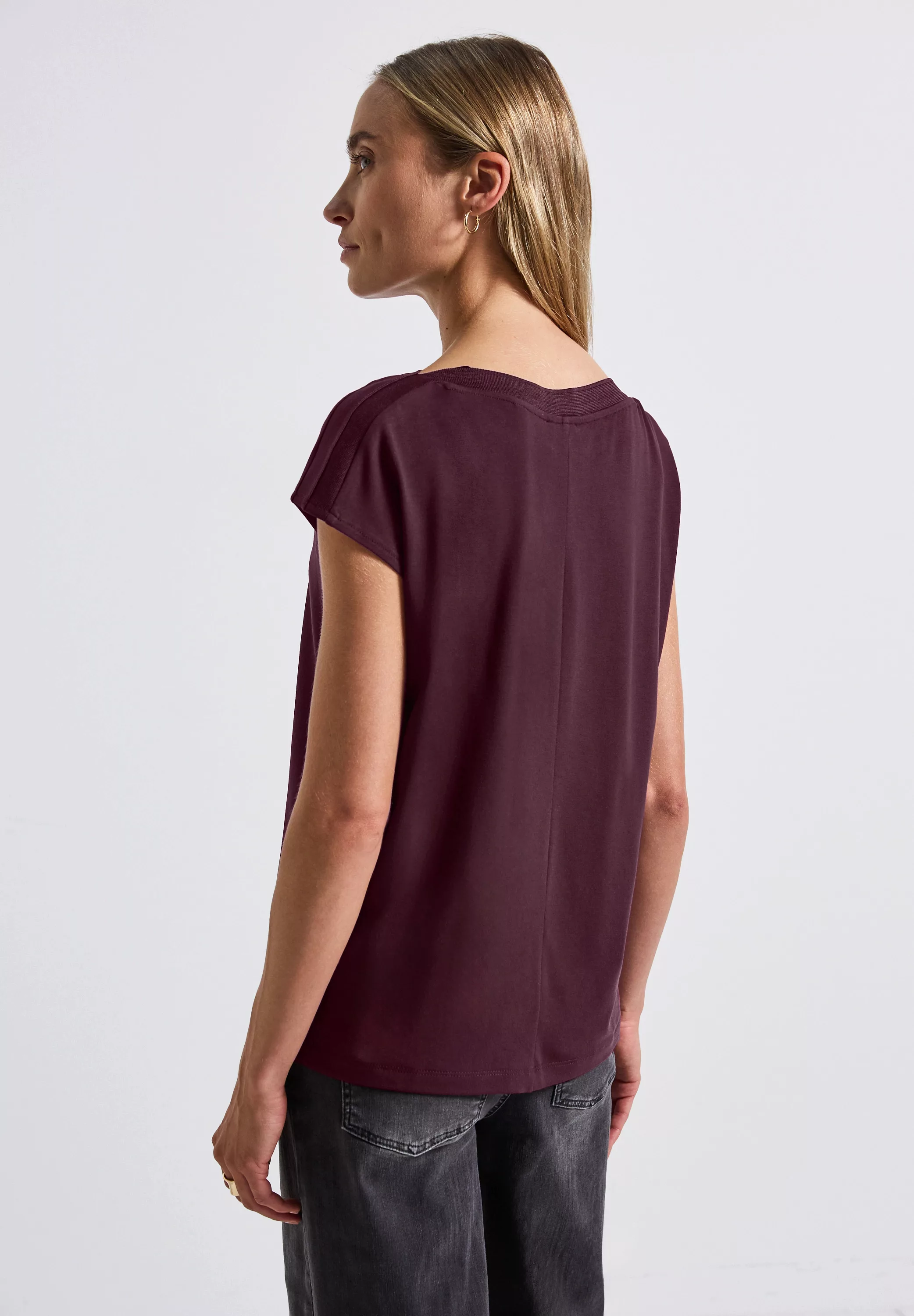 STREET ONE T-Shirt, aus strecthigem Viskosematerial günstig online kaufen