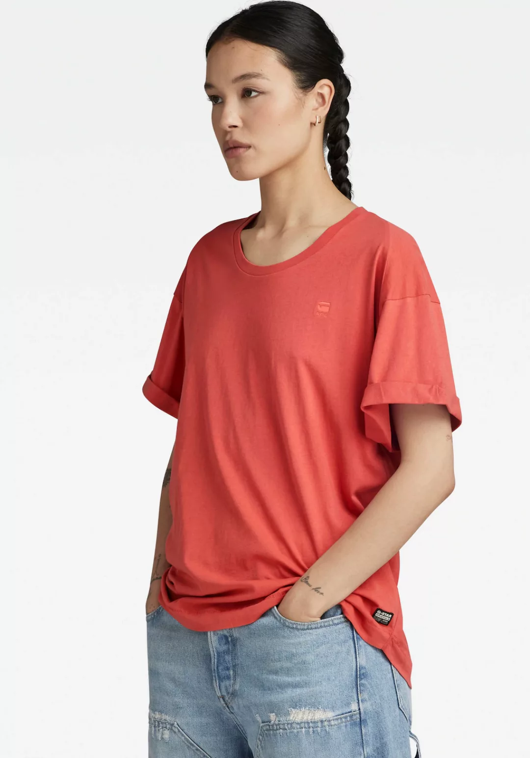 G-Star RAW T-Shirt Rolled up günstig online kaufen