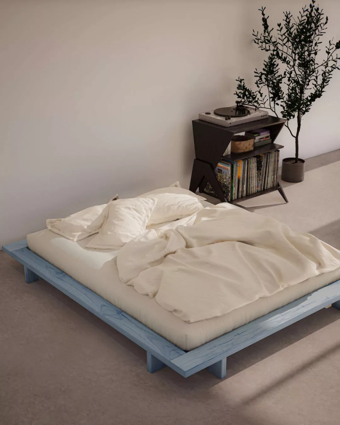 Karup Design Bettgestell "JAPAN BED Bodenbett, Holzrahmen, Futonbett, Jugen günstig online kaufen