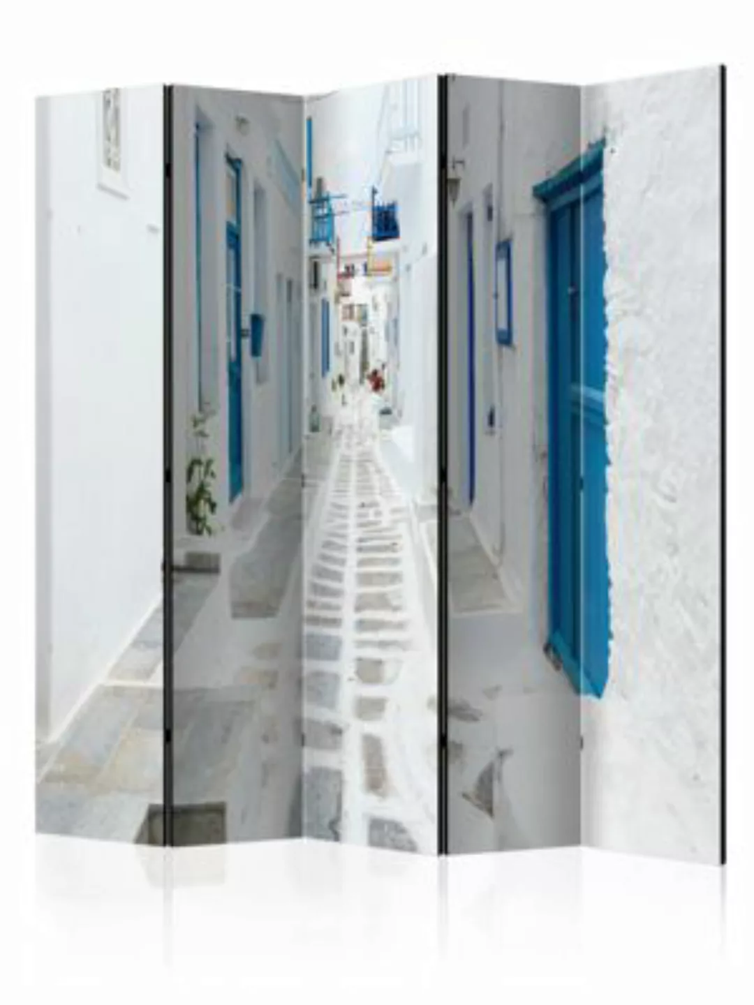 artgeist Paravent Greek Dream Island II [Room Dividers] blau/weiß Gr. 225 x günstig online kaufen
