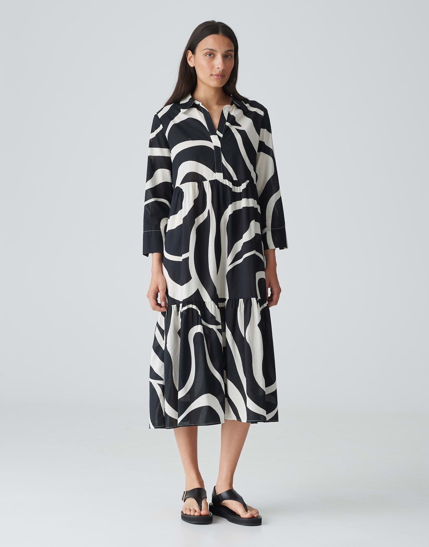 OPUS Hemdblusenkleid Hemdblusenkleid WERANO FLOW A-Linie günstig online kaufen