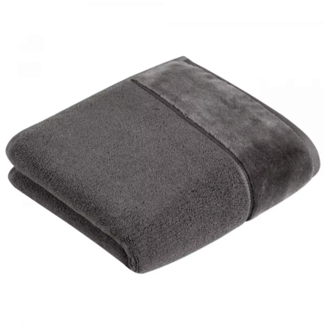Vossen Handtücher Pure - Farbe: lavastone - 7560 - Handtuch 50x100 cm günstig online kaufen