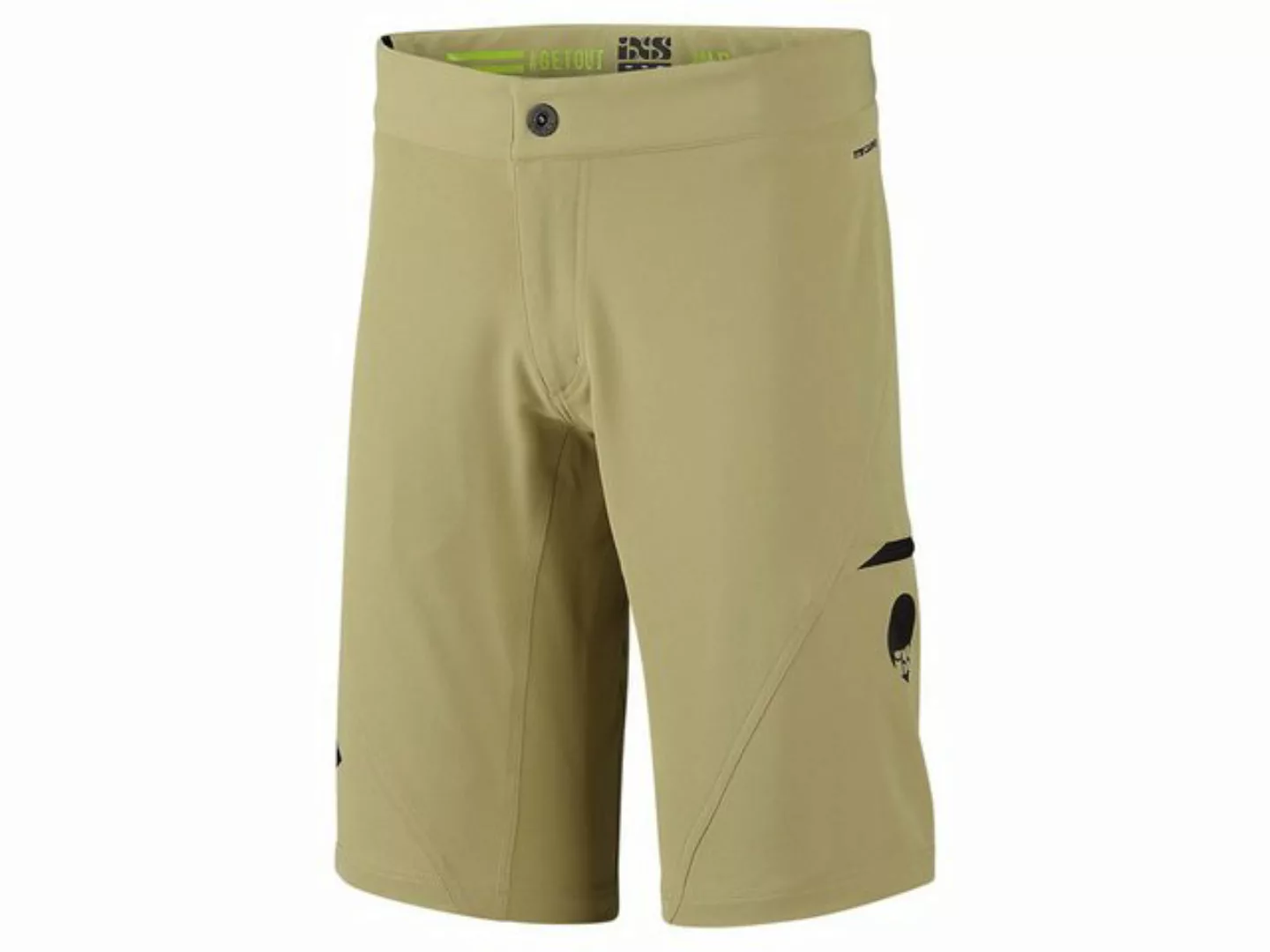 IXS Fahrradhose iXS Carve Evo Shorts - Khaki XXL günstig online kaufen