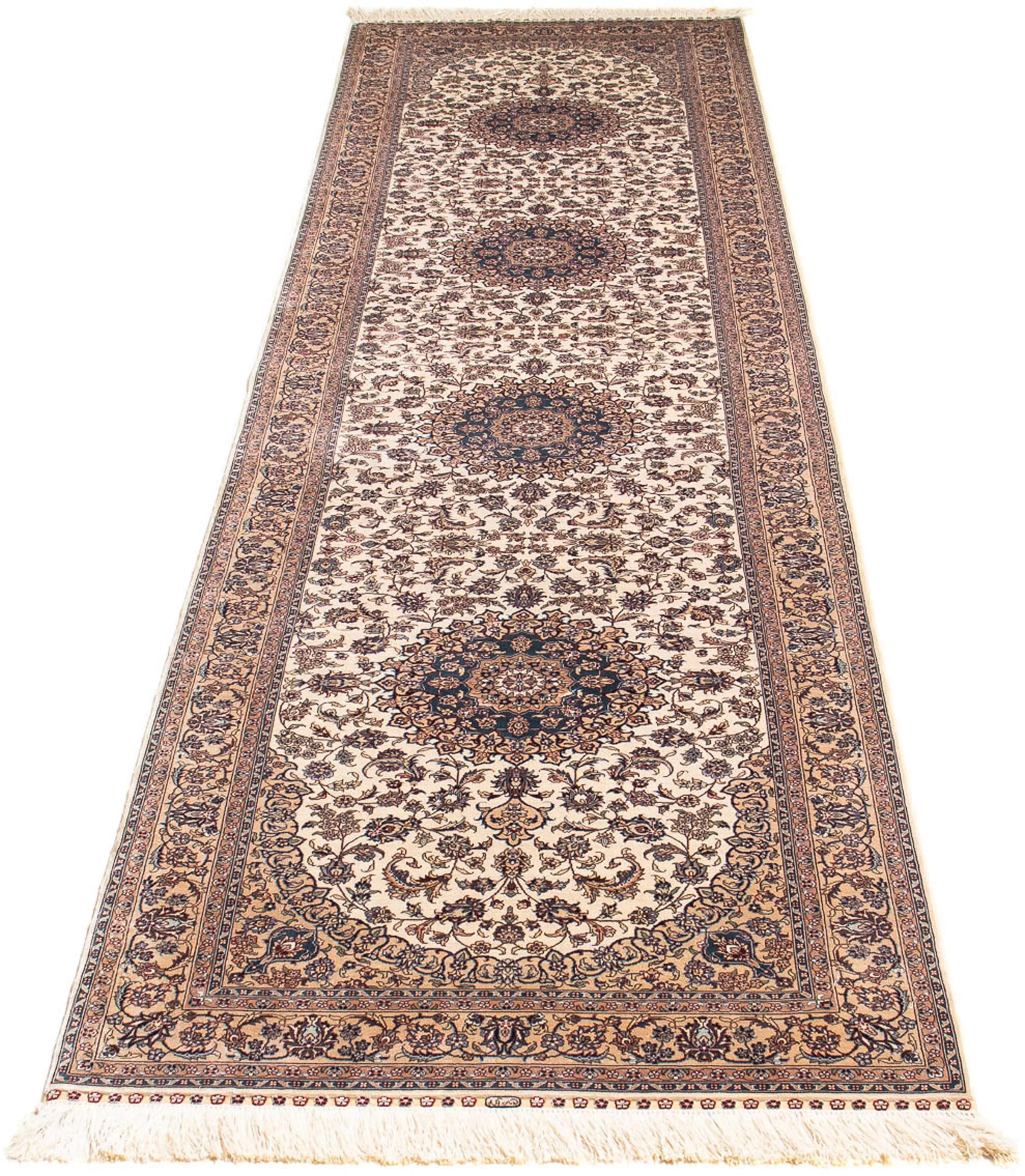 morgenland Orientteppich »Hereke - 307 x 78 cm - dunkelrot«, rechteckig, 3 günstig online kaufen