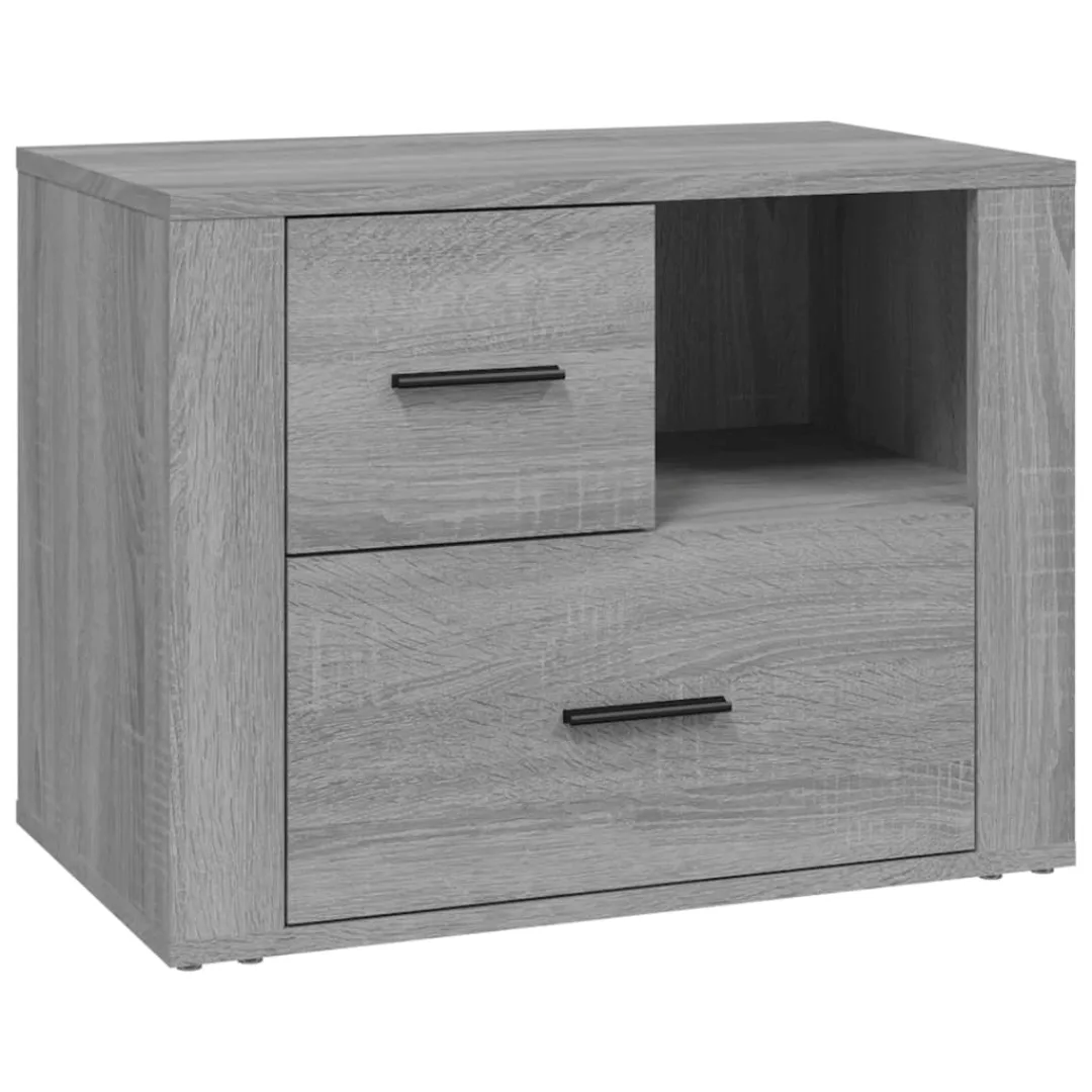Vidaxl Nachttisch Grau Sonoma 60x36x45 Cm Holzwerkstoff günstig online kaufen