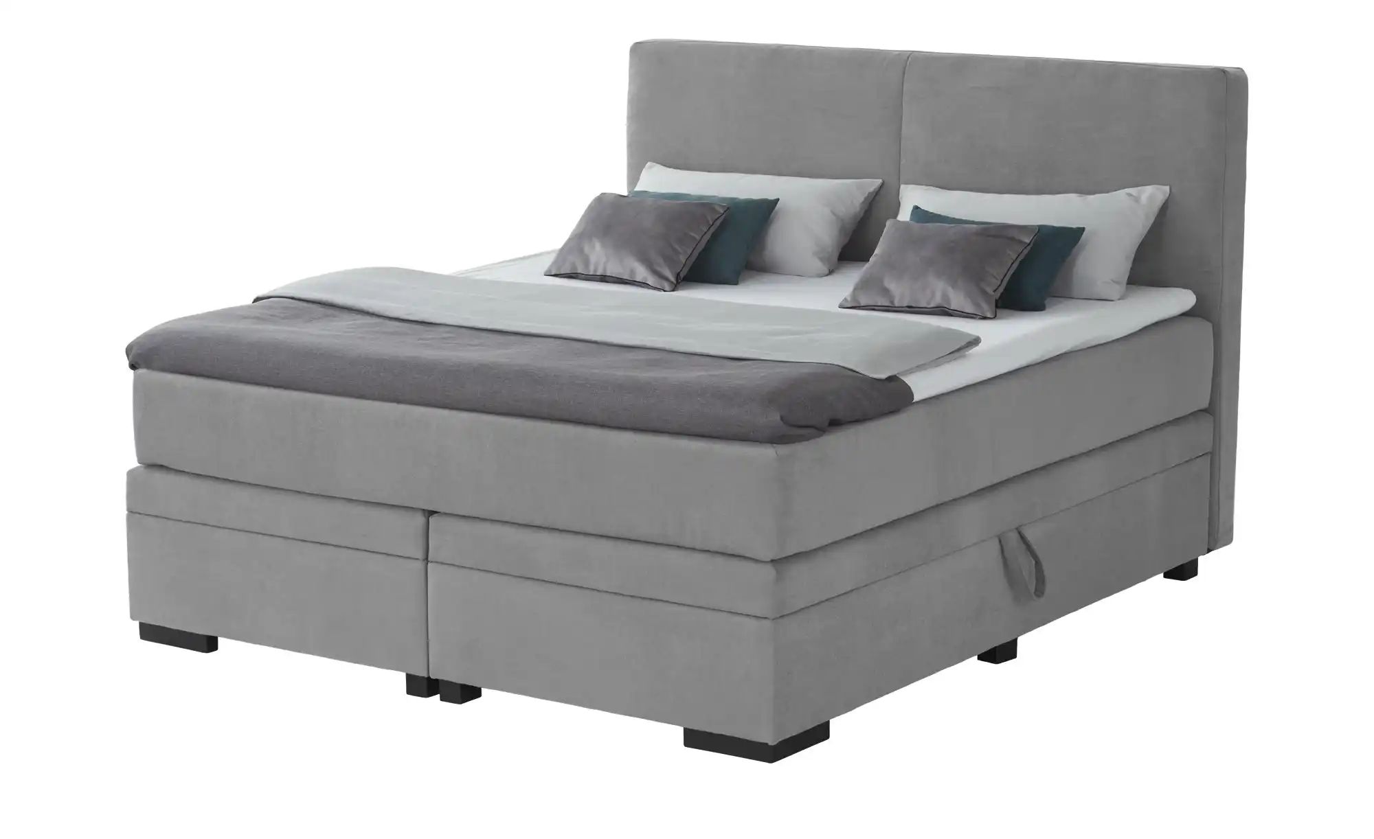 Boxi Boxspringbett mit Bettkasten Boxi Classic ¦ grau ¦ Maße (cm): B: 180 H günstig online kaufen