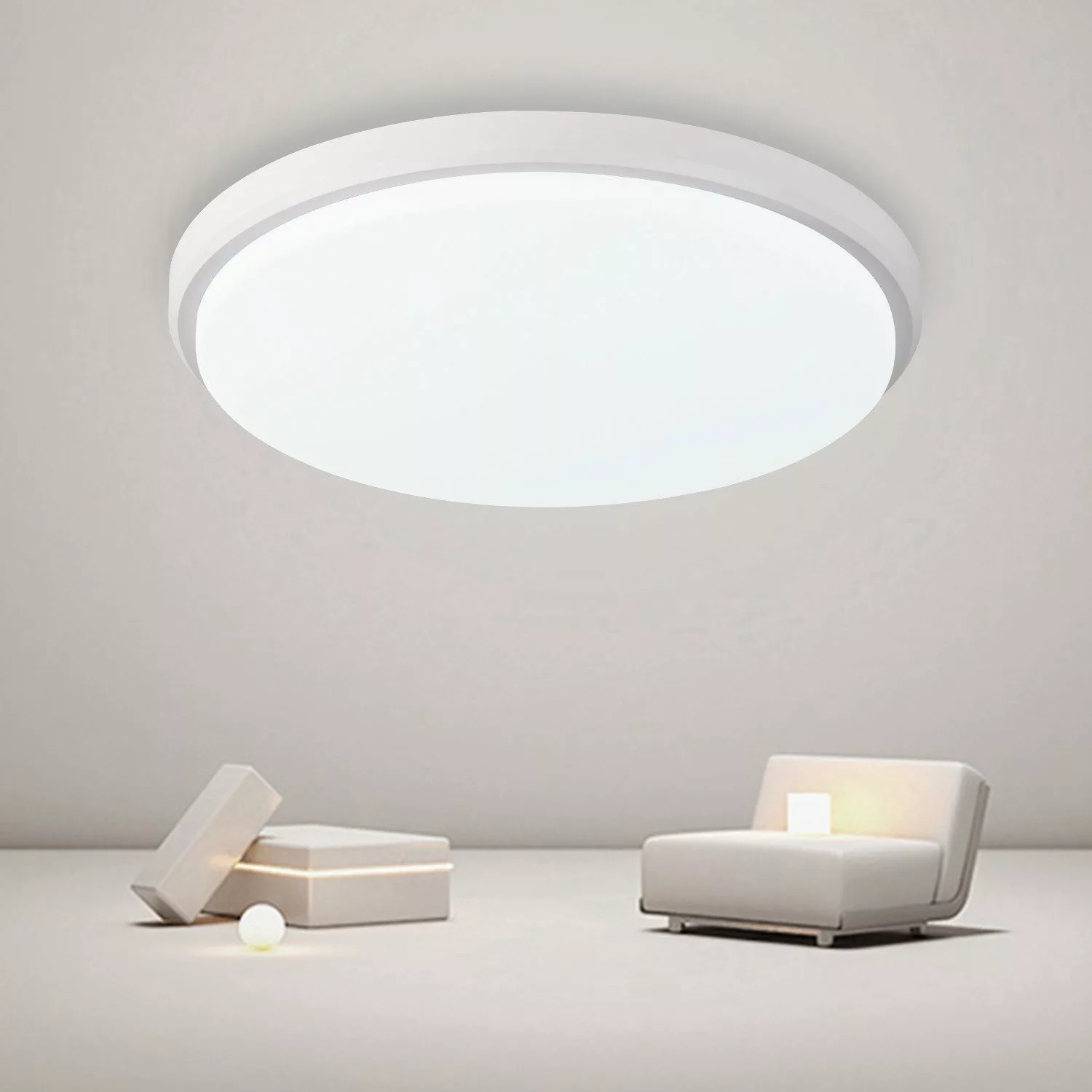 JDONG LED Deckenleuchte 36W Rund Deckenlampe günstig online kaufen