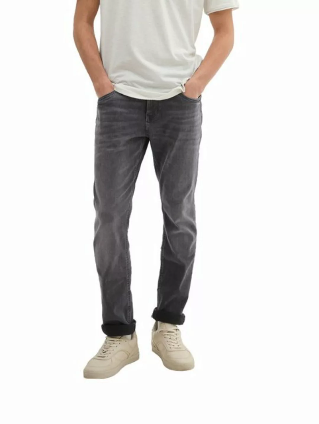 TOM TAILOR Denim Straight-Jeans "AEDAN", im klassischen 5-Pocket-Stil günstig online kaufen