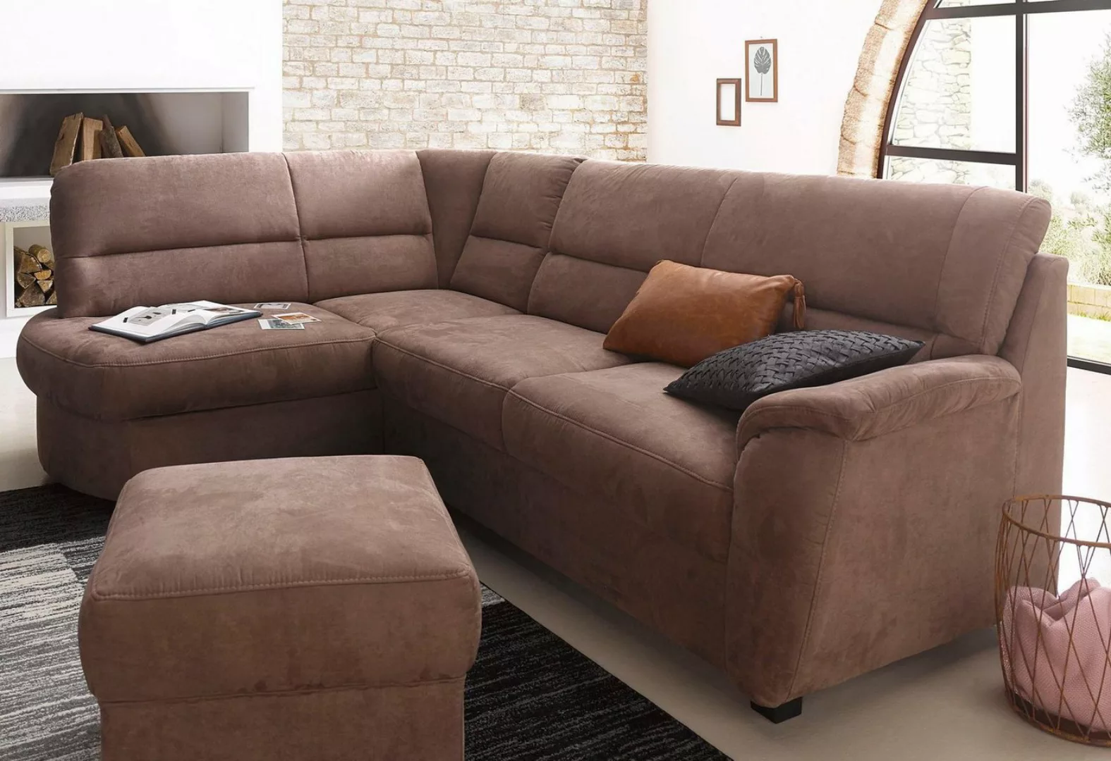 sit&more Ecksofa Pandora L-Form, wahlweise mit Bettfunktion und Bettkasten günstig online kaufen