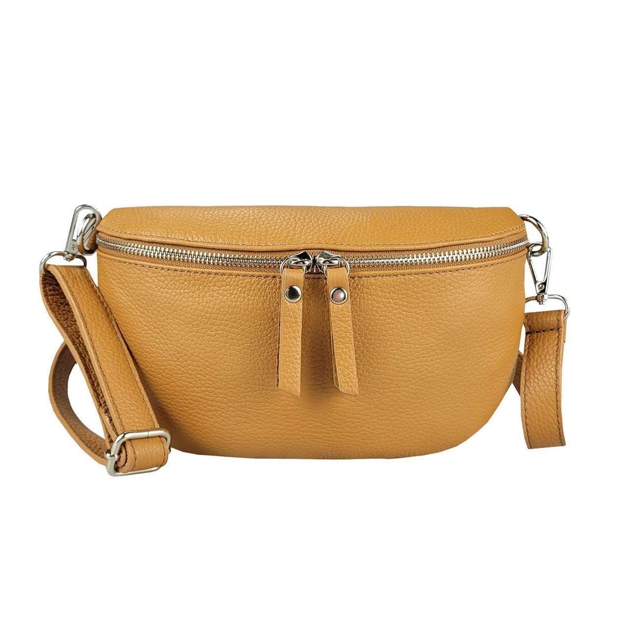 ITALYSHOP24 Bauchtasche Damen Leder Gürteltasche Hüfttasche günstig online kaufen