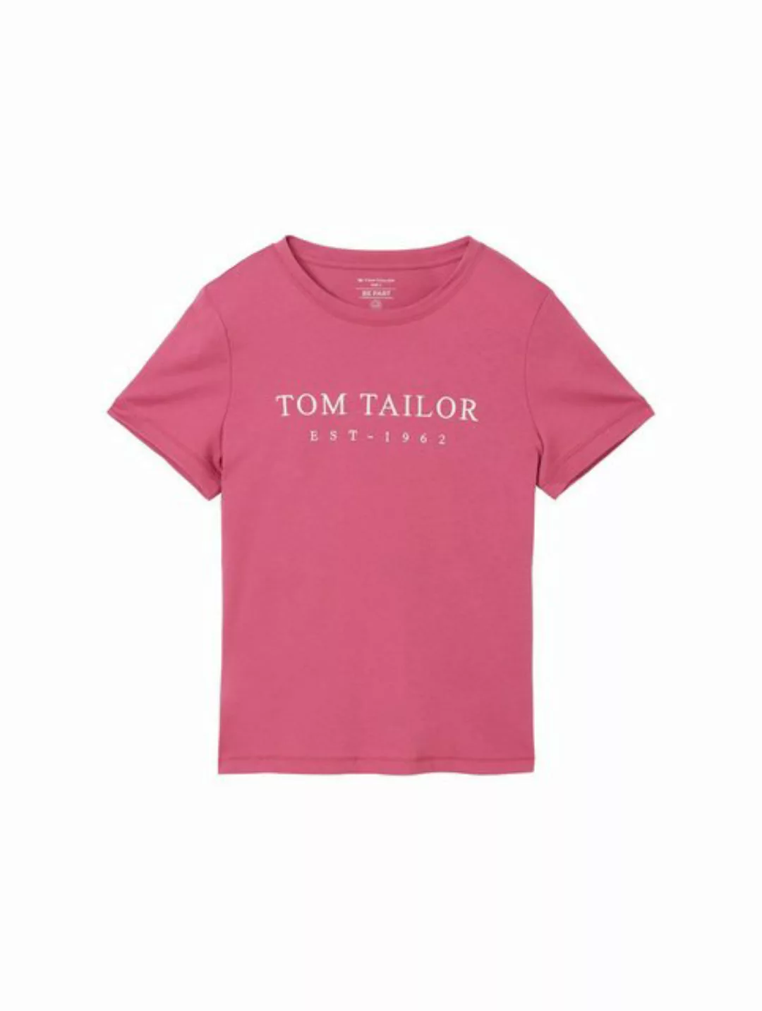 TOM TAILOR T-Shirt T-Shirt mit Logo Stickerei günstig online kaufen