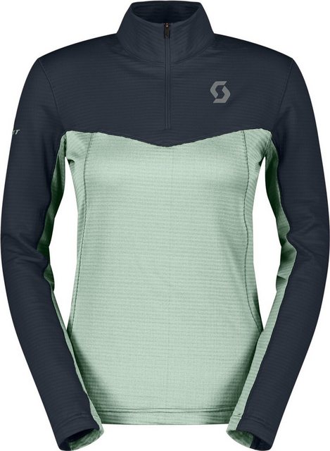 Scott Fleecepullover SCO Pullover W's Defined Light dark blue/fresh green günstig online kaufen