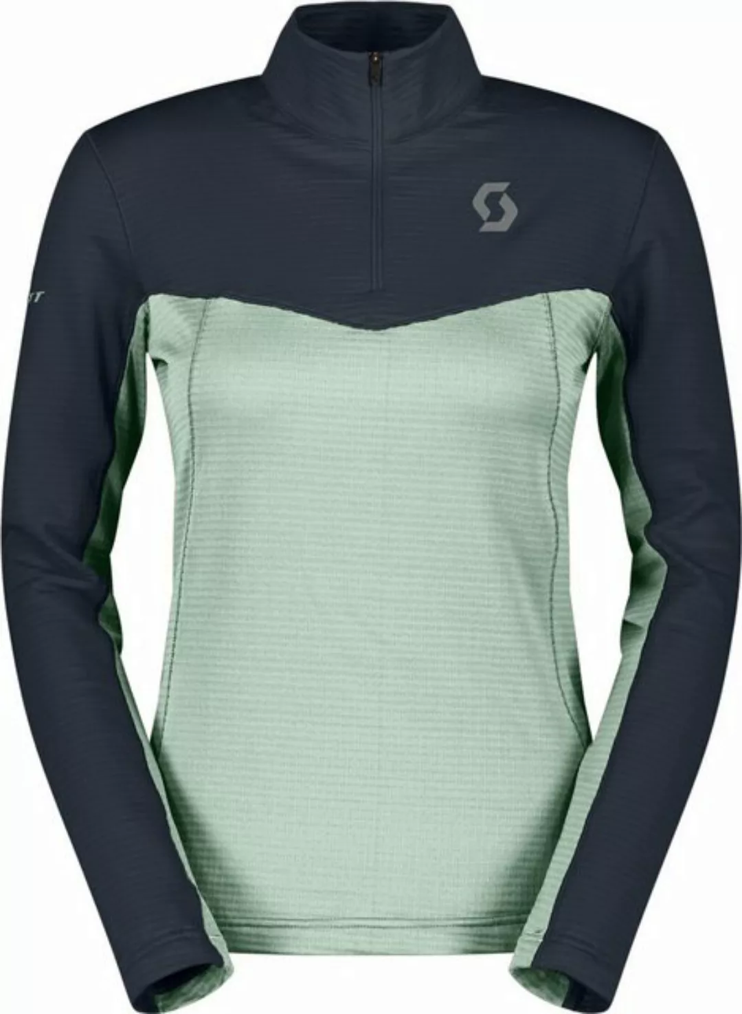 Scott Fleecepullover SCO Pullover W's Defined Light dark blue/fresh green günstig online kaufen