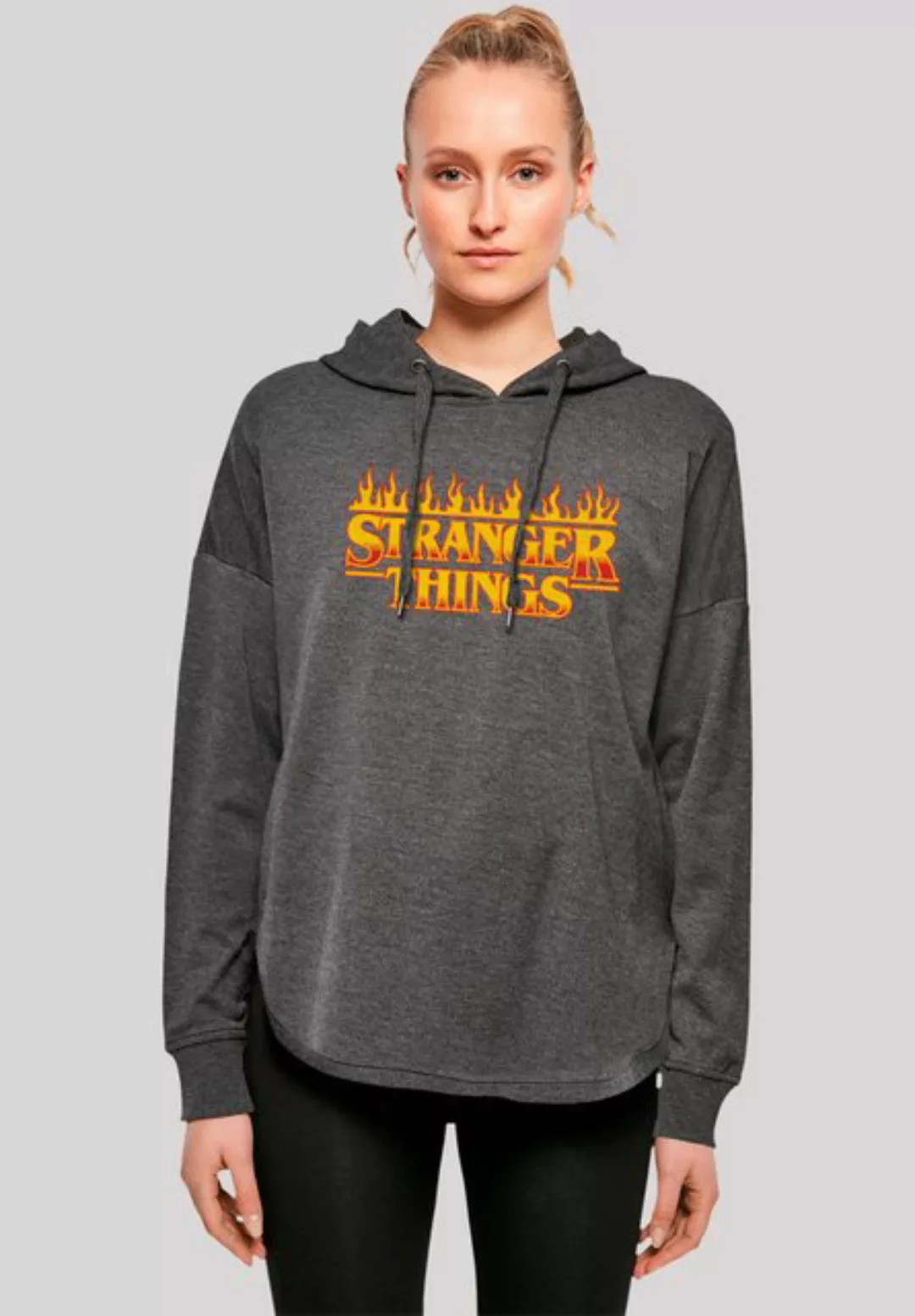 F4NT4STIC Kapuzenpullover "Stranger Things Fire Logo Women Netflix TV Serie günstig online kaufen