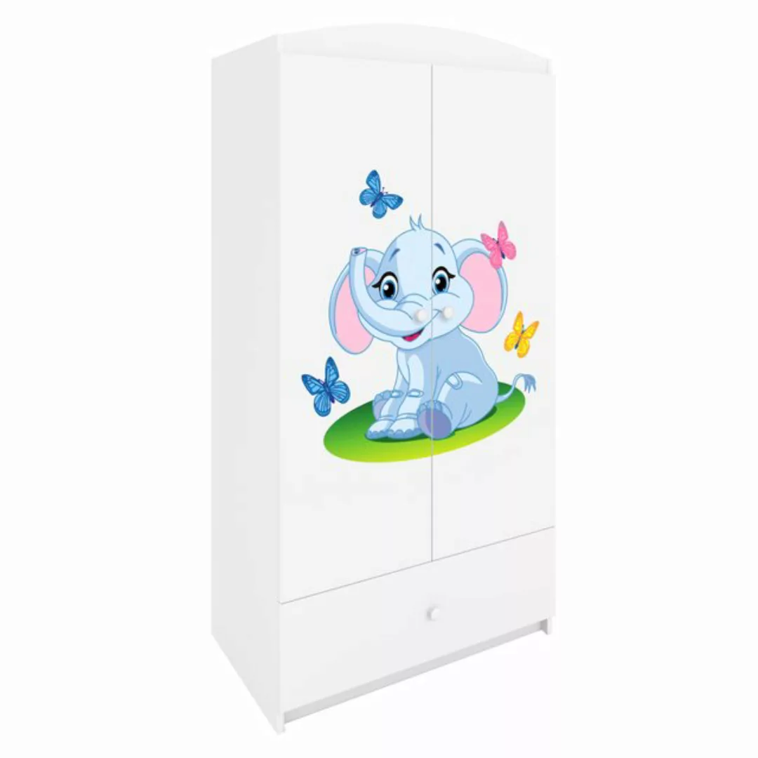 Raumhirsch Furniture Kinderkleiderschrank Babydreams Drehtürenschrank Kleid günstig online kaufen