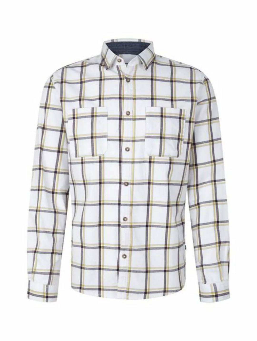 TOM TAILOR Langarmhemd FLANELL CHECKED (1-tlg) günstig online kaufen