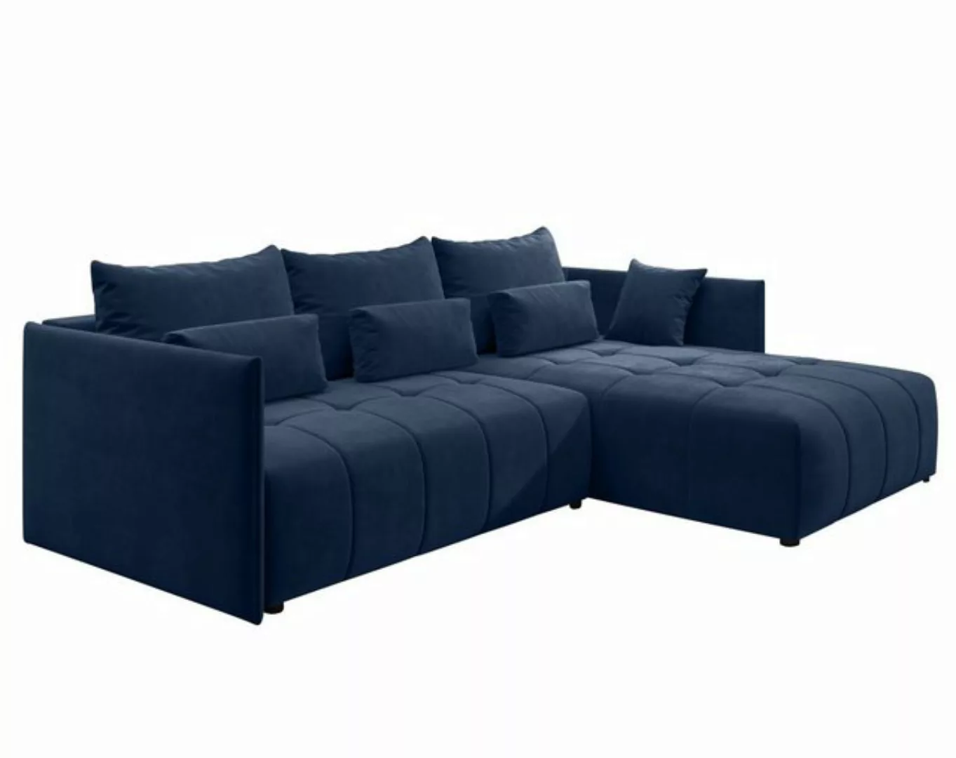 Furnix Ecksofa YALTA Schlafsofa Couch ausziehbar mit Bettkasten und Kissen, günstig online kaufen