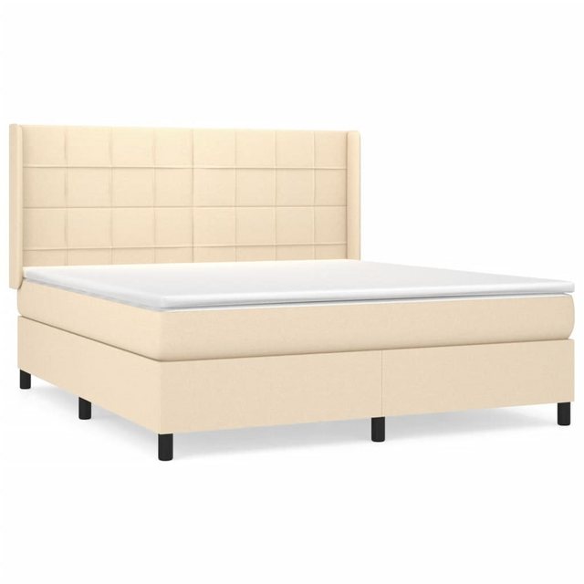 vidaXL Boxspringbett Bett Boxspringbett mit Matratze & Topper Stoff verschi günstig online kaufen