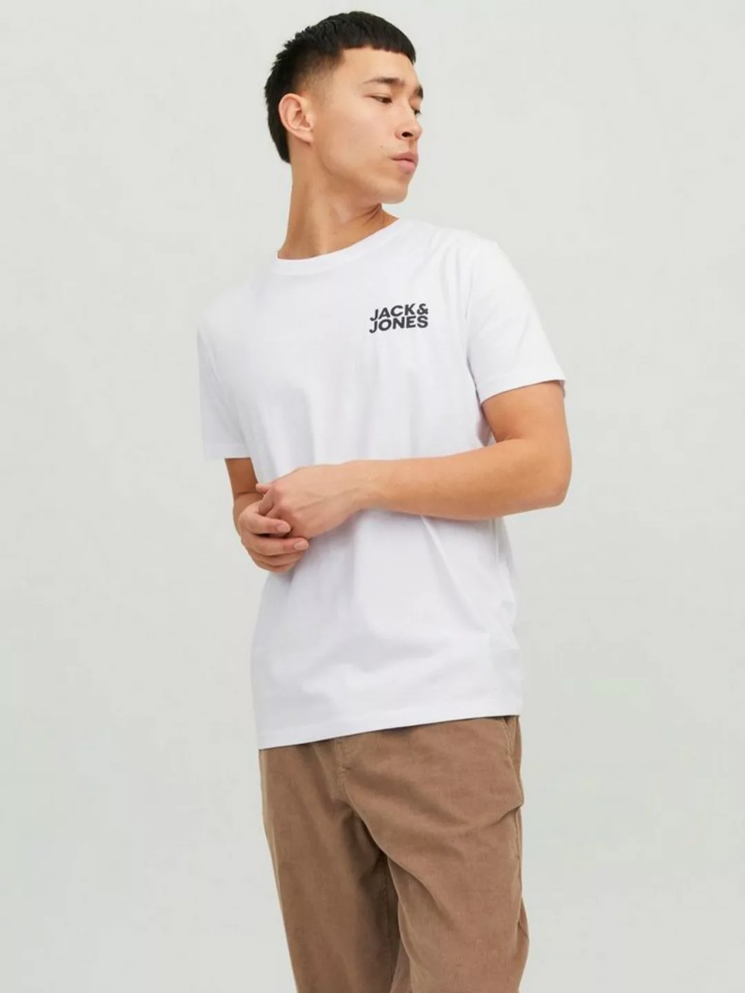 Jack & Jones Rundhalsshirt JJECORP LOGO TEE SS mit Logo Print günstig online kaufen