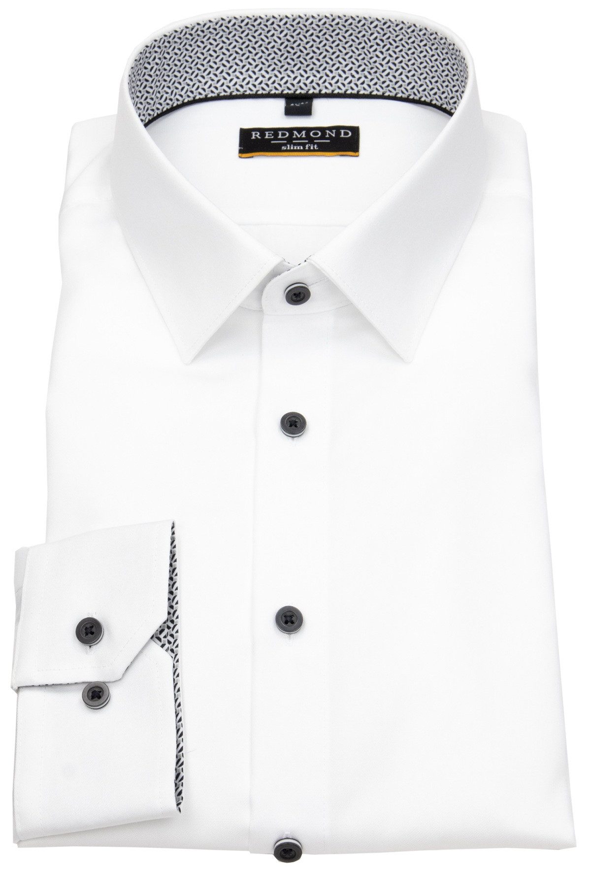 Redmond Businesshemd uni Slim Fit günstig online kaufen