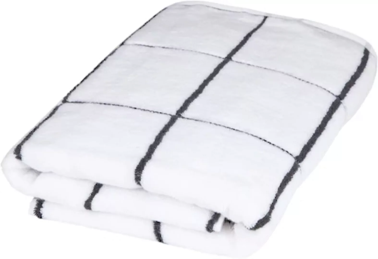 Ross Handtücher Überkaro 9032 flanell - 85 Handtücher grau Gr. 75 x 140 günstig online kaufen