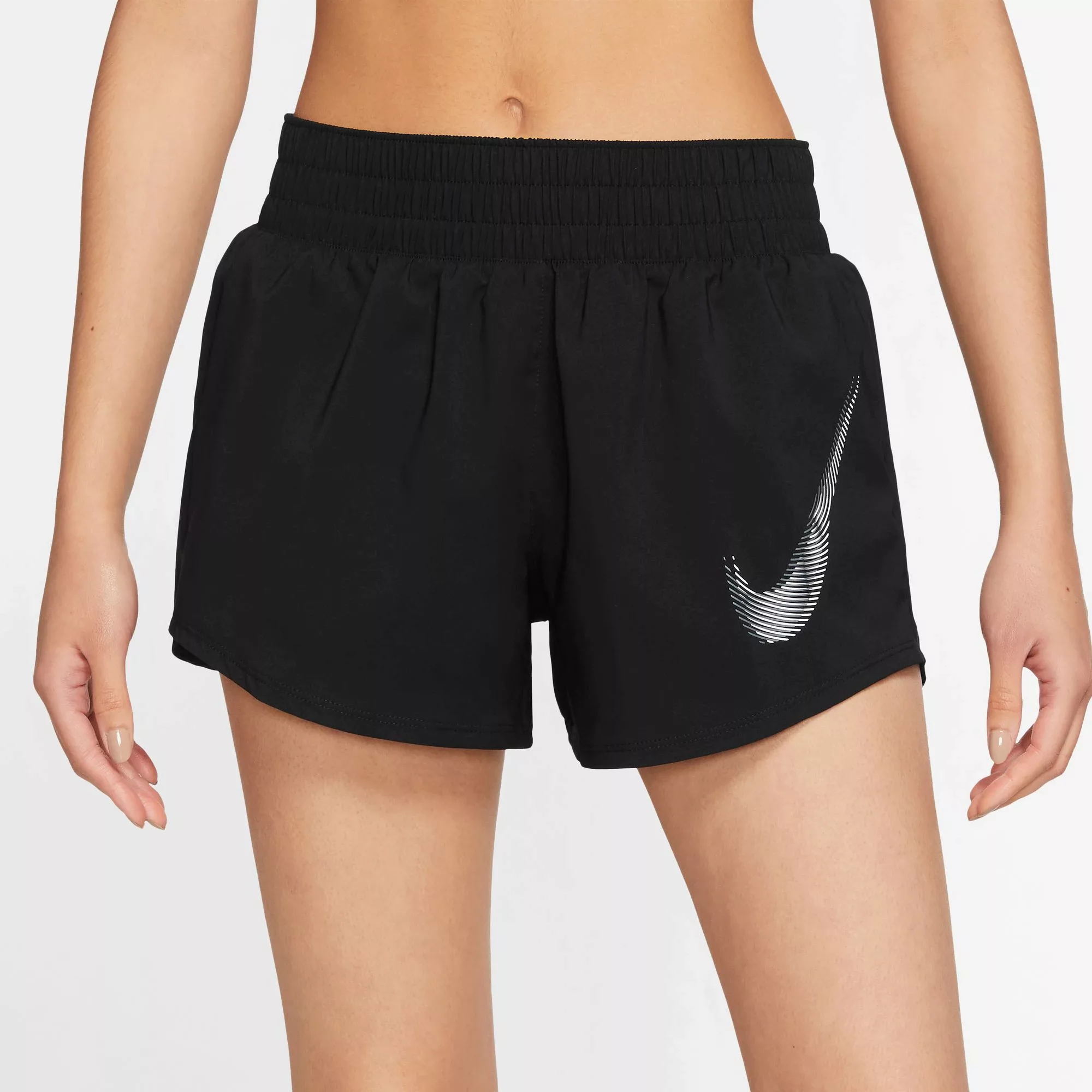 Nike Laufshorts "DRI-FIT ONE SWOOSH WOMENS MID-RISE RUNNING SHORTS" günstig online kaufen