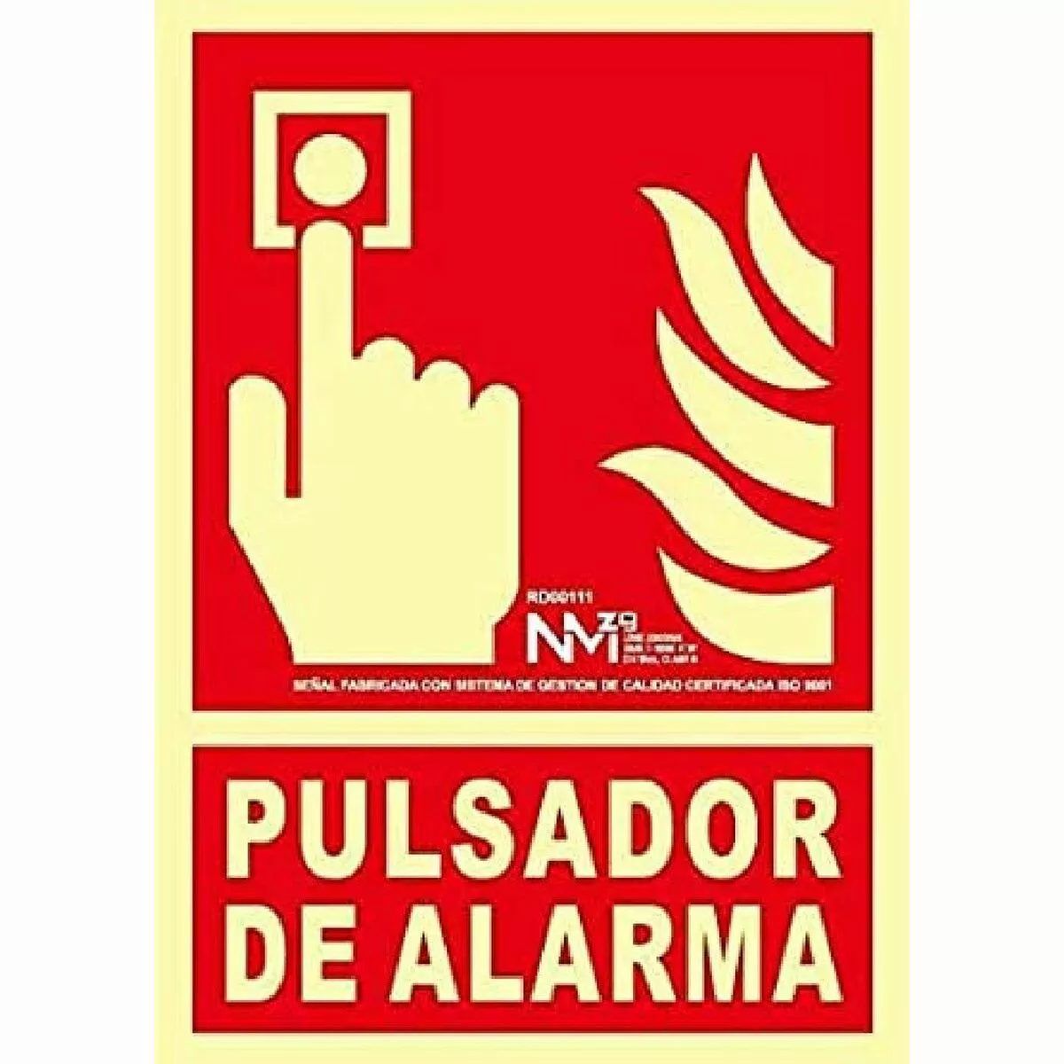 Schild Normaluz No Utilizar En Caso De Incendio Pvc günstig online kaufen