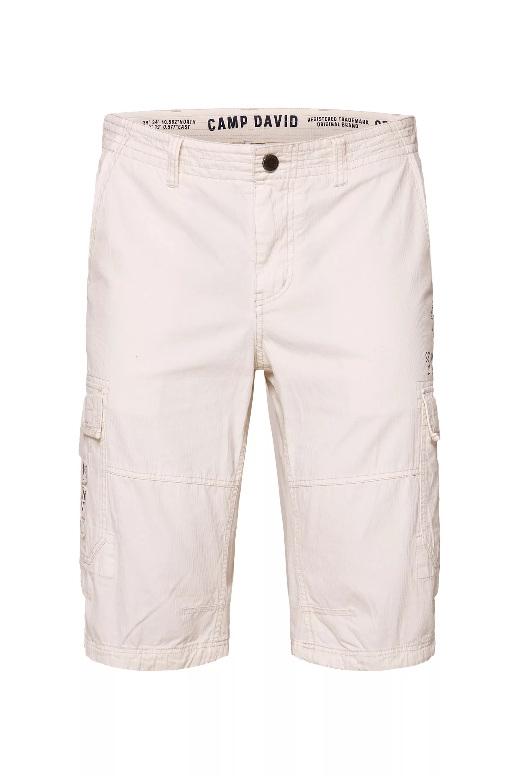 CAMP DAVID Shorts, mit Bindeband am Saum günstig online kaufen