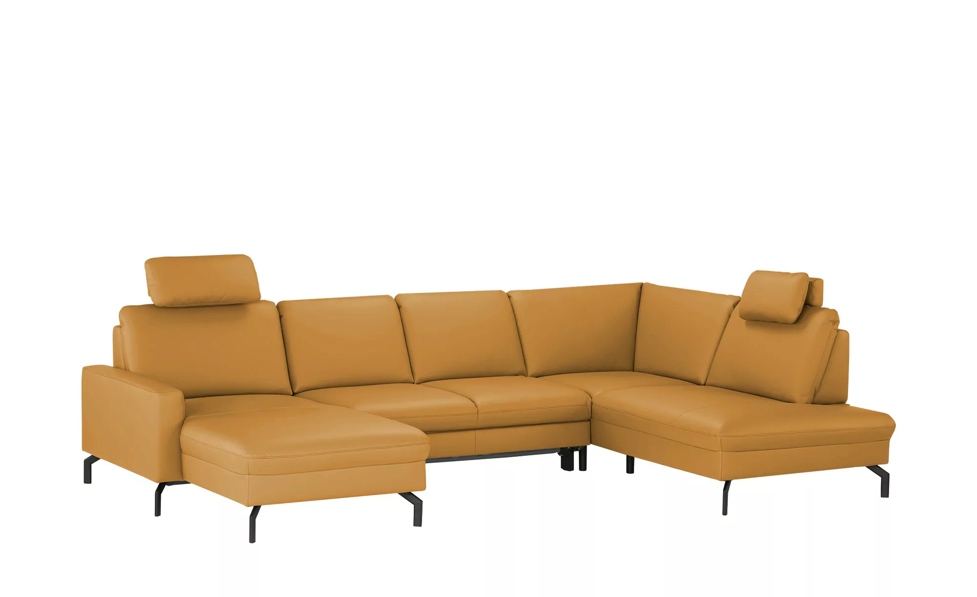 meinSofa Wohnlandschaft  Grace ¦ orange ¦ Maße (cm): B: 332 H: 89 T: 220 Po günstig online kaufen