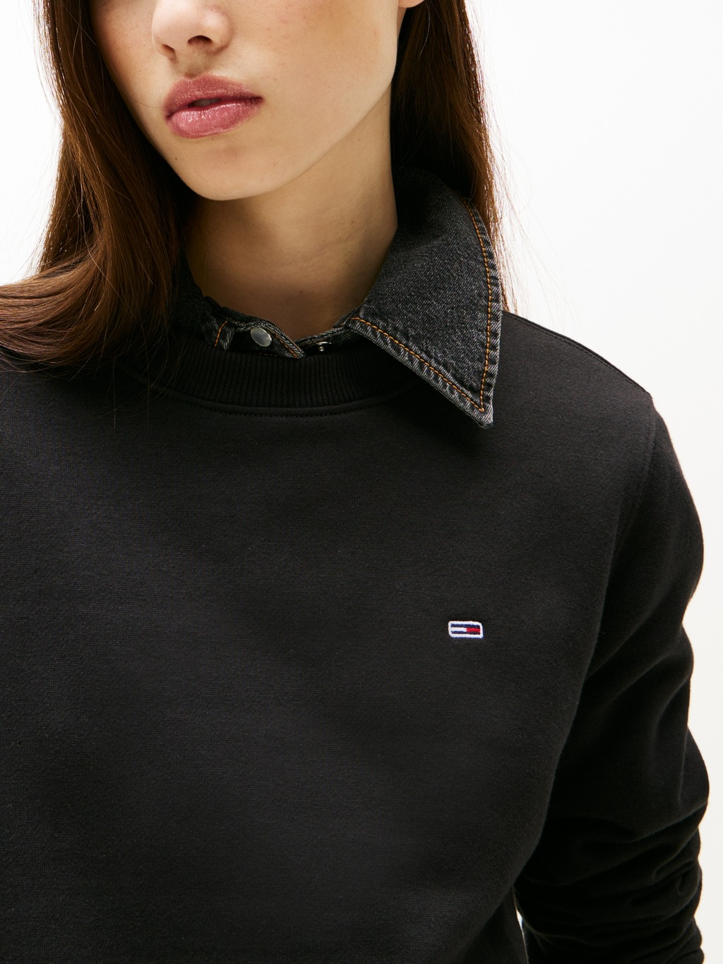 Tommy Jeans Sweatshirt "TJW REG S FLAG CREW", mit Logostickerei günstig online kaufen