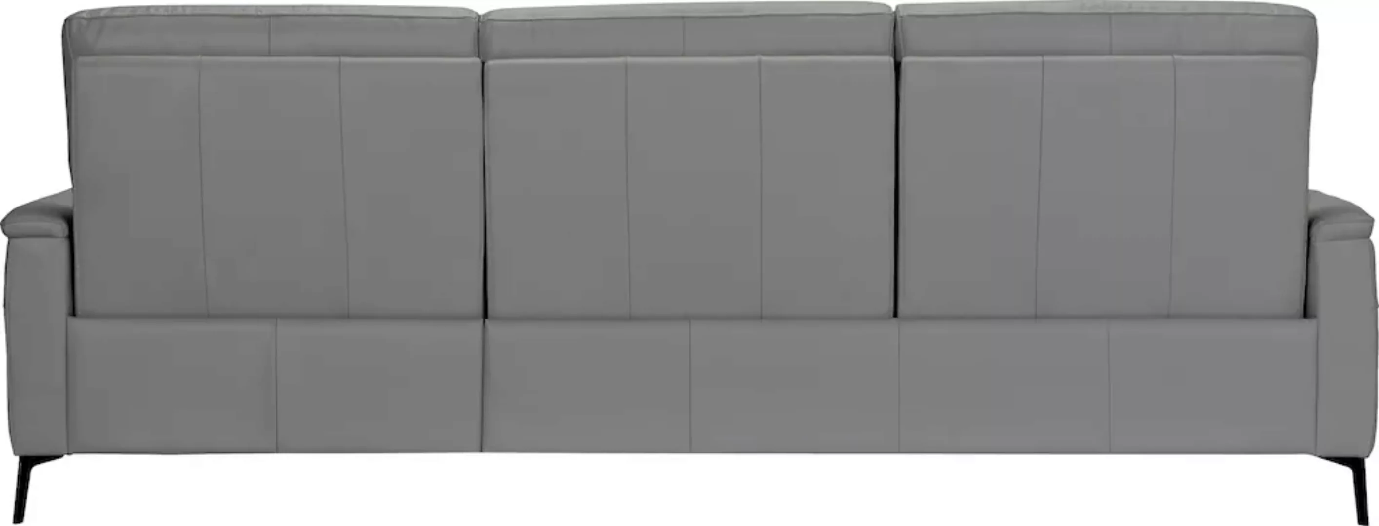 Places of Style Ecksofa "Barano, L-Form, 260cm, in Leder und Webstoff,", el günstig online kaufen