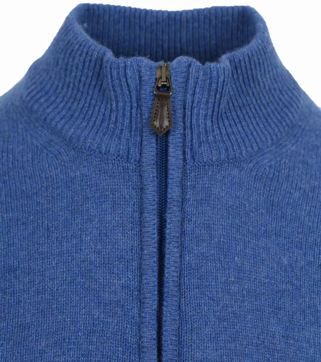 Suitable Half Zip Wollpullover Blau - Größe 3XL günstig online kaufen