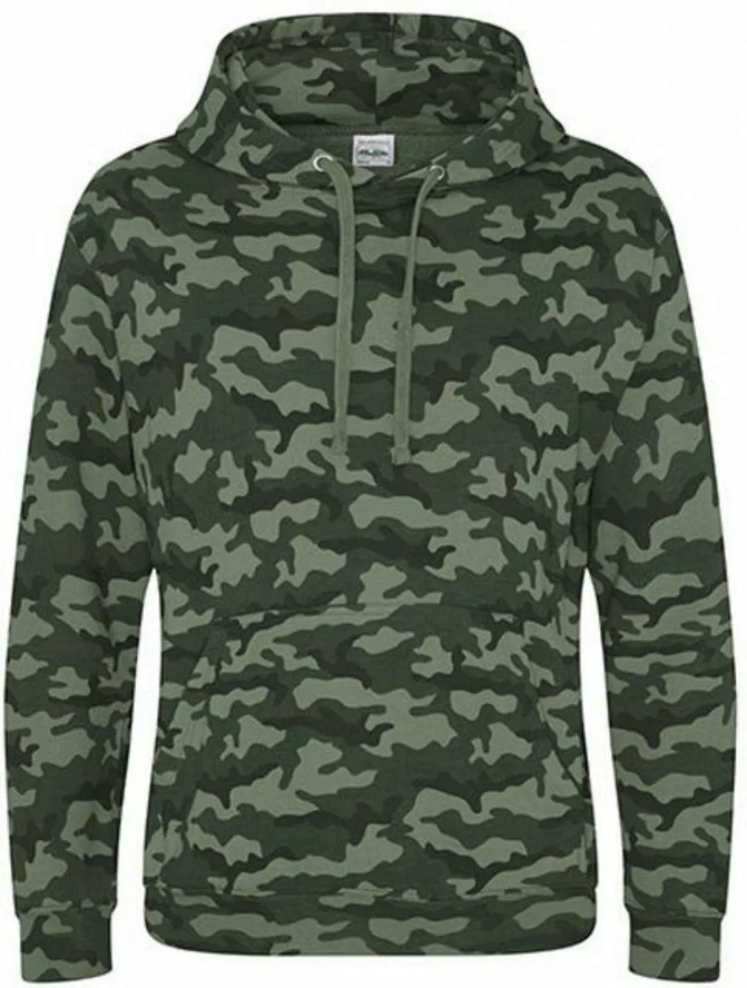 Just Hoods Kapuzenpullover Herren Camo Hoodie / (WRAP)-Zertifizierung günstig online kaufen