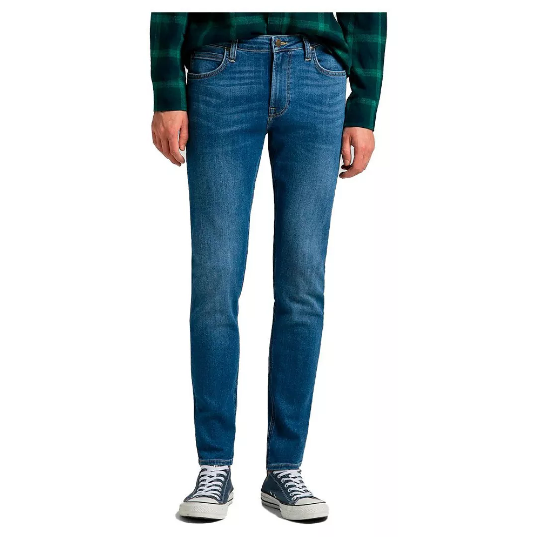 Lee Herren Jeans Malone Skinny Fit - Blau - Mid Worn Martha günstig online kaufen