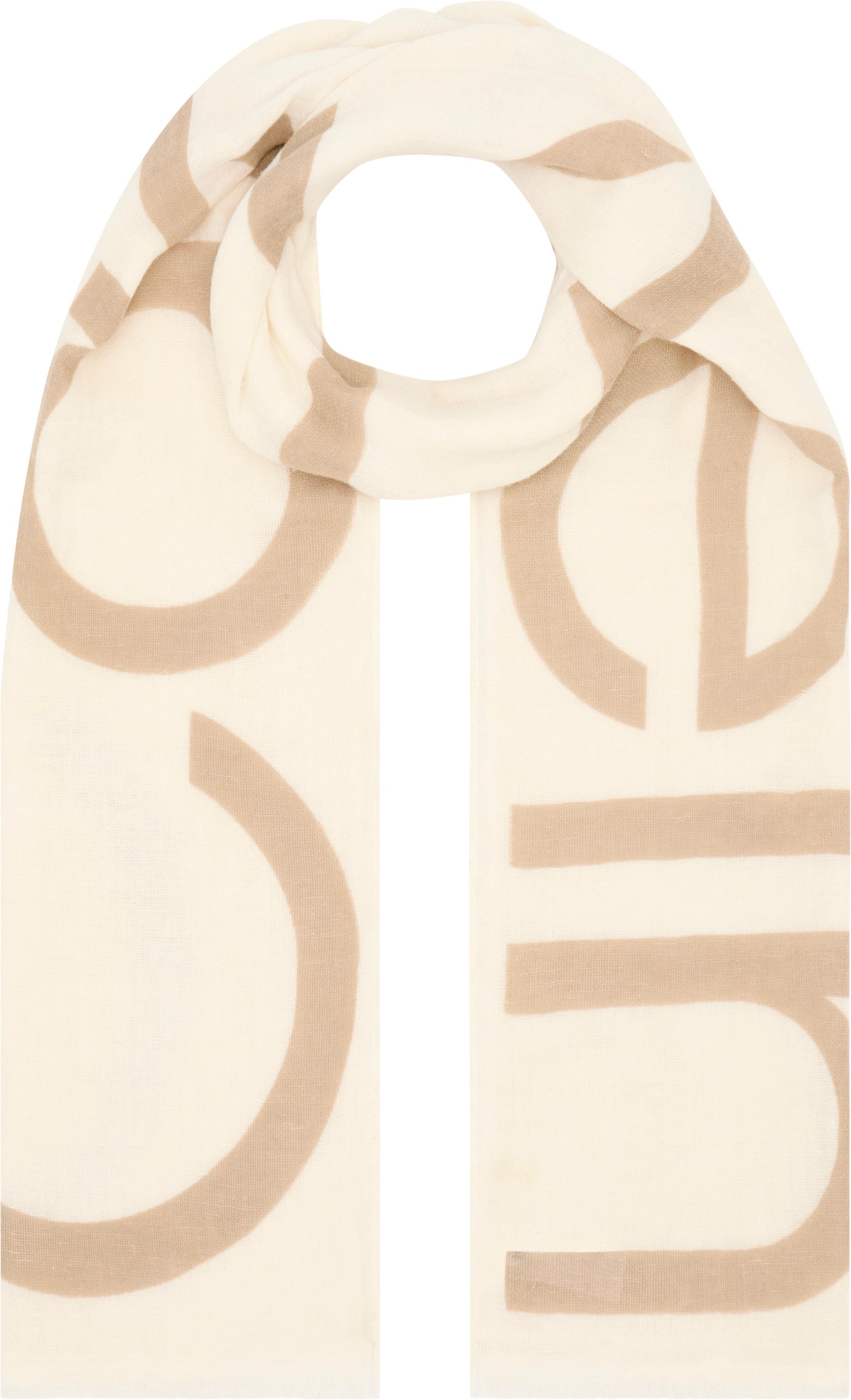 Calvin Klein Schal "BOLD LOGO COTTON HEMP SCARF", mit Logo-Print günstig online kaufen