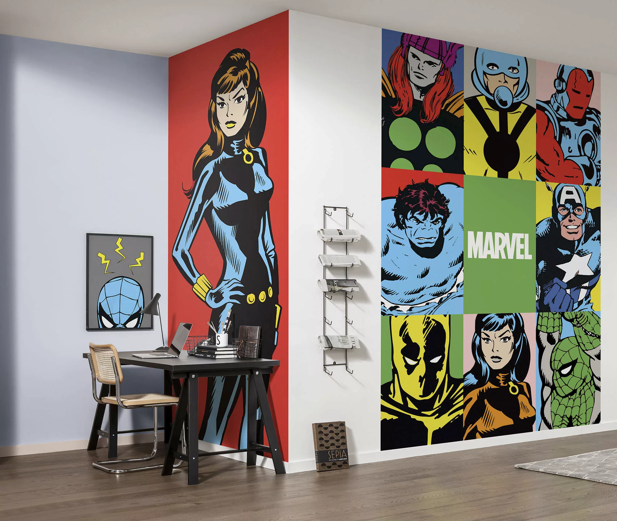Komar Vliestapete »Marvel PowerUp Team«, 150x250 cm (Breite x Höhe) günstig online kaufen