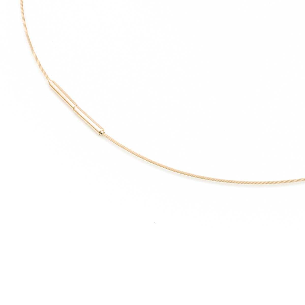 Boccia Halsreif Collier Edelstahl goldfarben Ø günstig online kaufen
