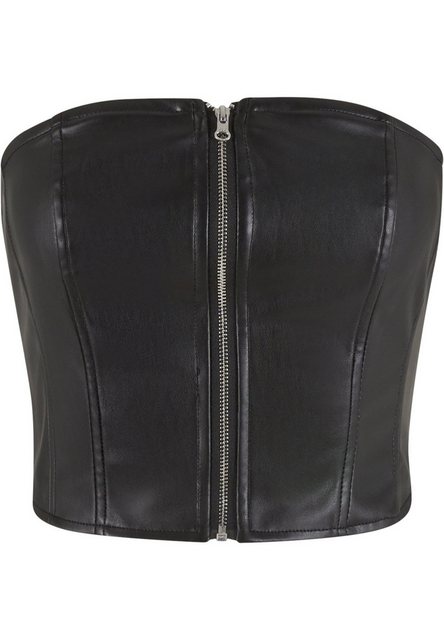 URBAN CLASSICS Muskelshirt Urban Classics Ladies Synthetic Leather Bandeau günstig online kaufen