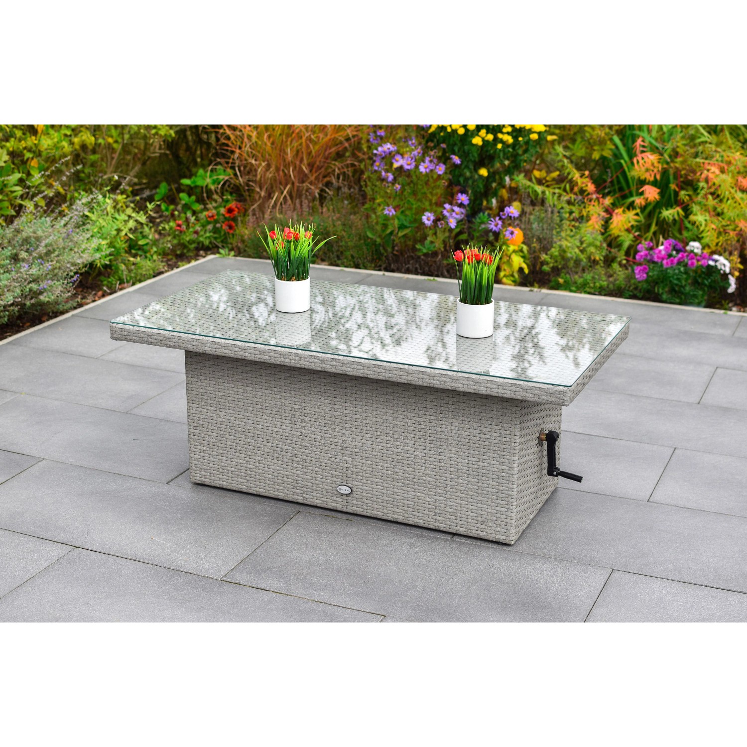 Merxx Gartentisch Chicago Rechteckig 60 cm x 46 cm günstig online kaufen