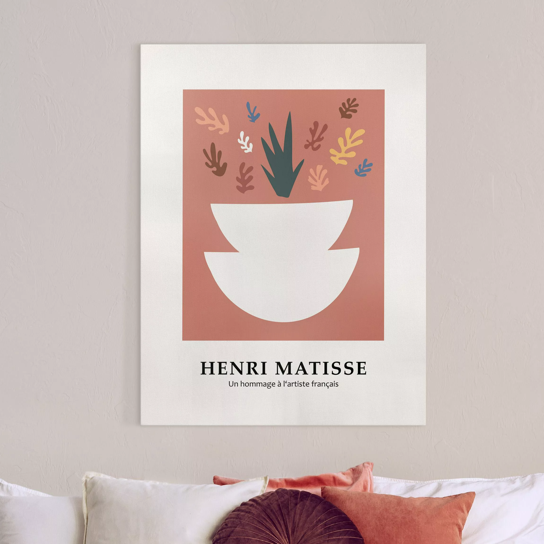 Leinwandbild Matisse Hommage - Pflanzen günstig online kaufen