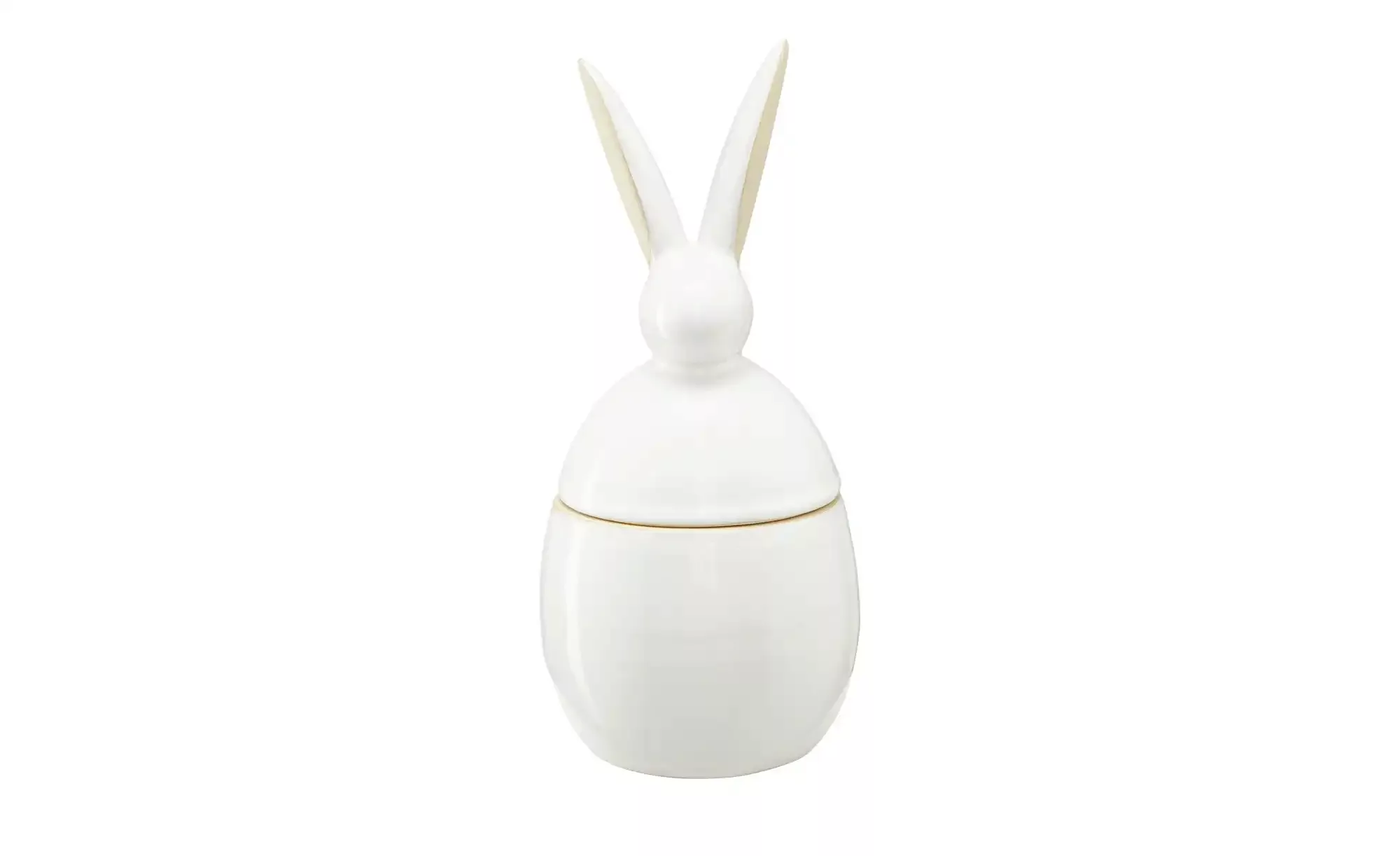 Deko Dose Osterhase   ¦ creme ¦ Steinzeug ¦ Maße (cm): H: 24,5  Ø: 11.1 Ost günstig online kaufen