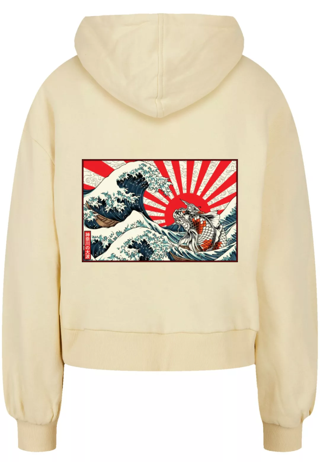 F4NT4STIC Kapuzenpullover "Kanagawa Welle Japan", Print günstig online kaufen