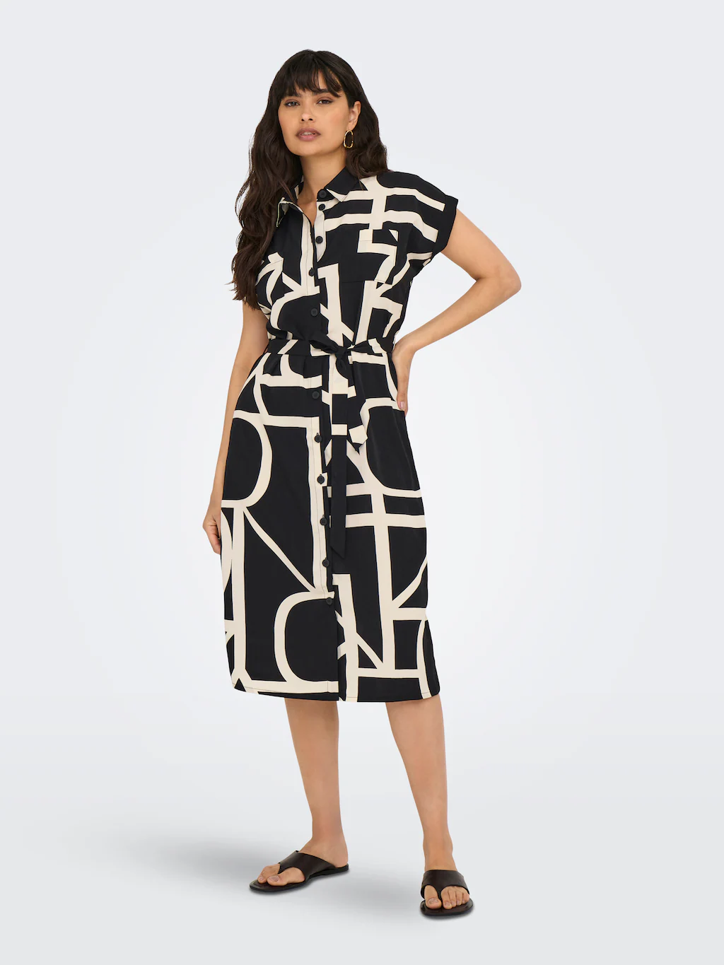 ONLY Hemdblusenkleid "ONLHANNOVER S/S SHIRT DRESS NOOS WVN", Sommerkleid günstig online kaufen